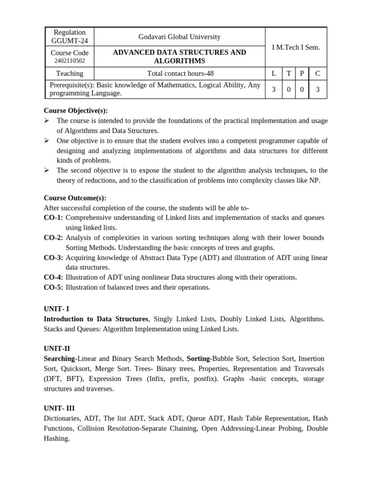 1-1.2. Advanced Data Structures and Algorithms | PDF | Algorithms ...