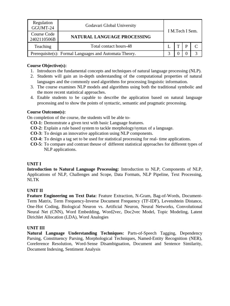1-1.6.b. Natural Language Processing | PDF | Cognitive Science | Human ...