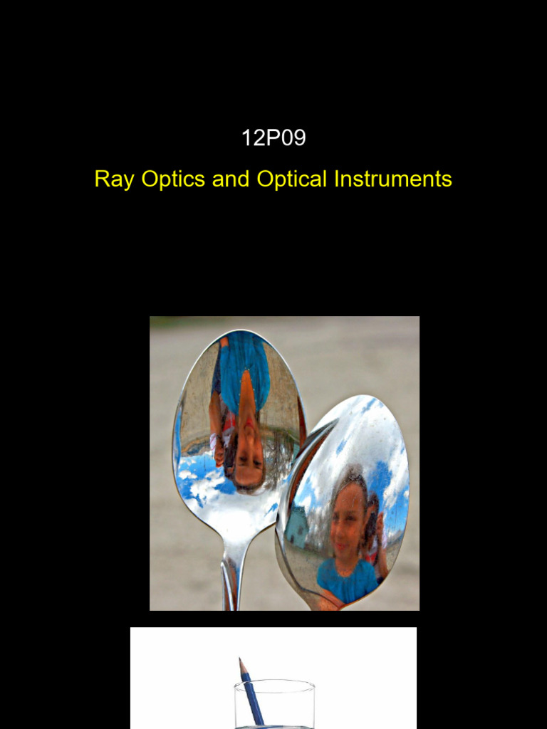 12p09 Ray Optics and Optical Instrument Topic 1 - 2 v1.2 | PDF ...