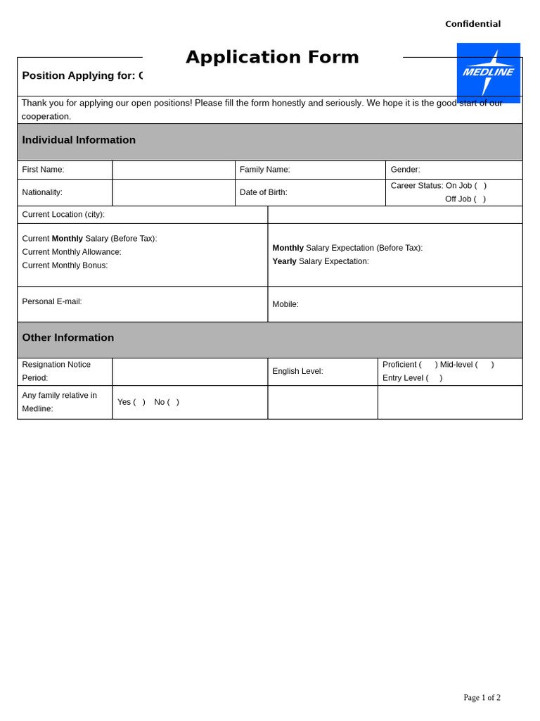 Application Form - Indonesia Inspector | PDF