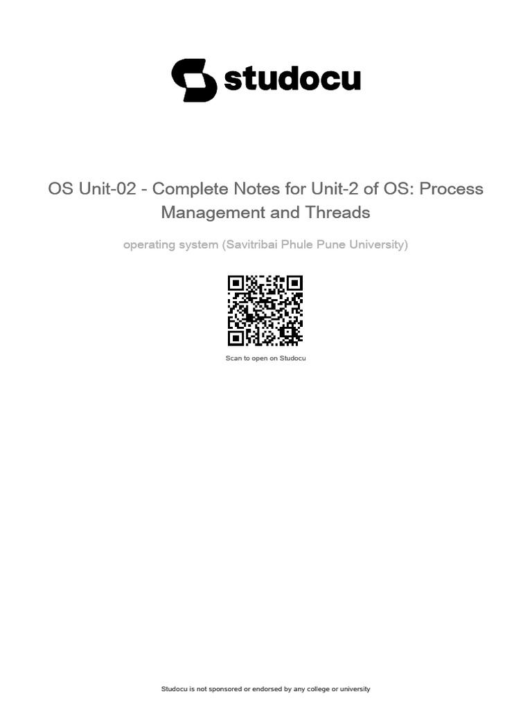 Os 2nd | PDF | Thread (Computing) | Process (Computing)