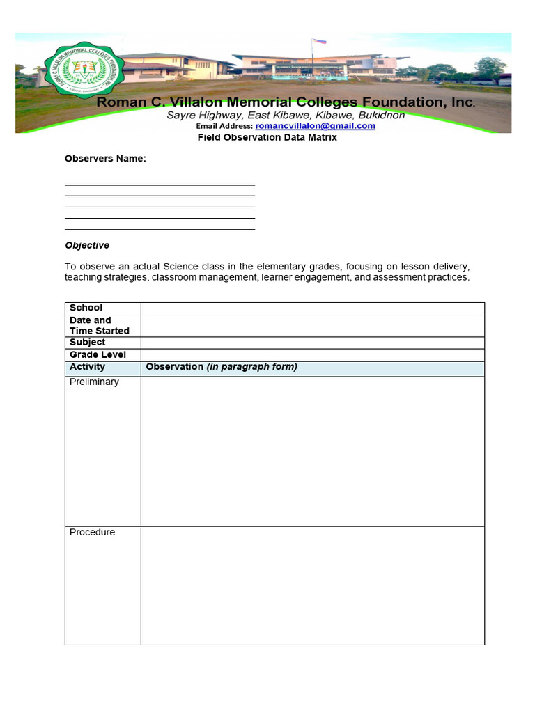 Observation Interview and Microteaching - PDF 2 | PDF | Learning | Teachers
