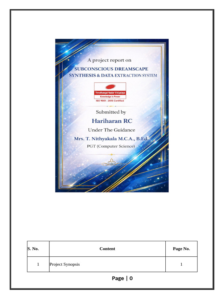 Computerscience Project | PDF | Databases | Sql