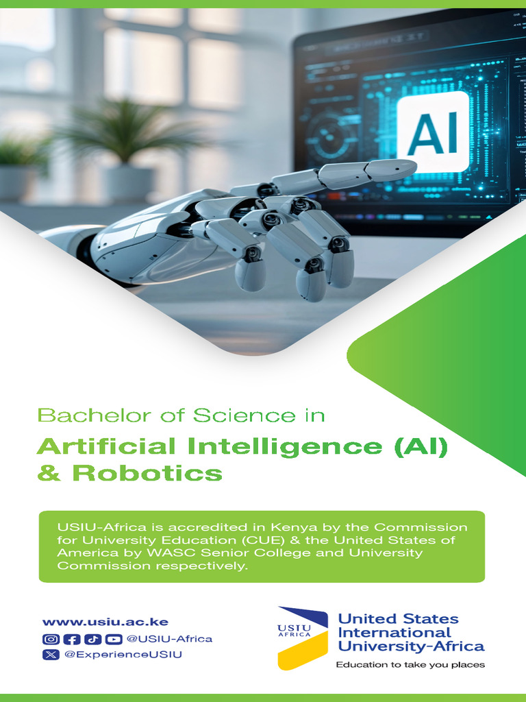 Bachelor of Science in Artificial Intelligence (AI) & Robotics Brochure ...