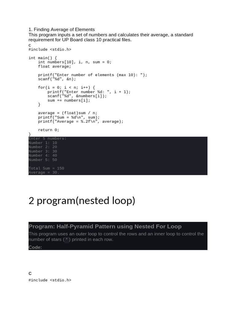 Class 10 Computer Program | PDF | Computer Science | Computer Engineering