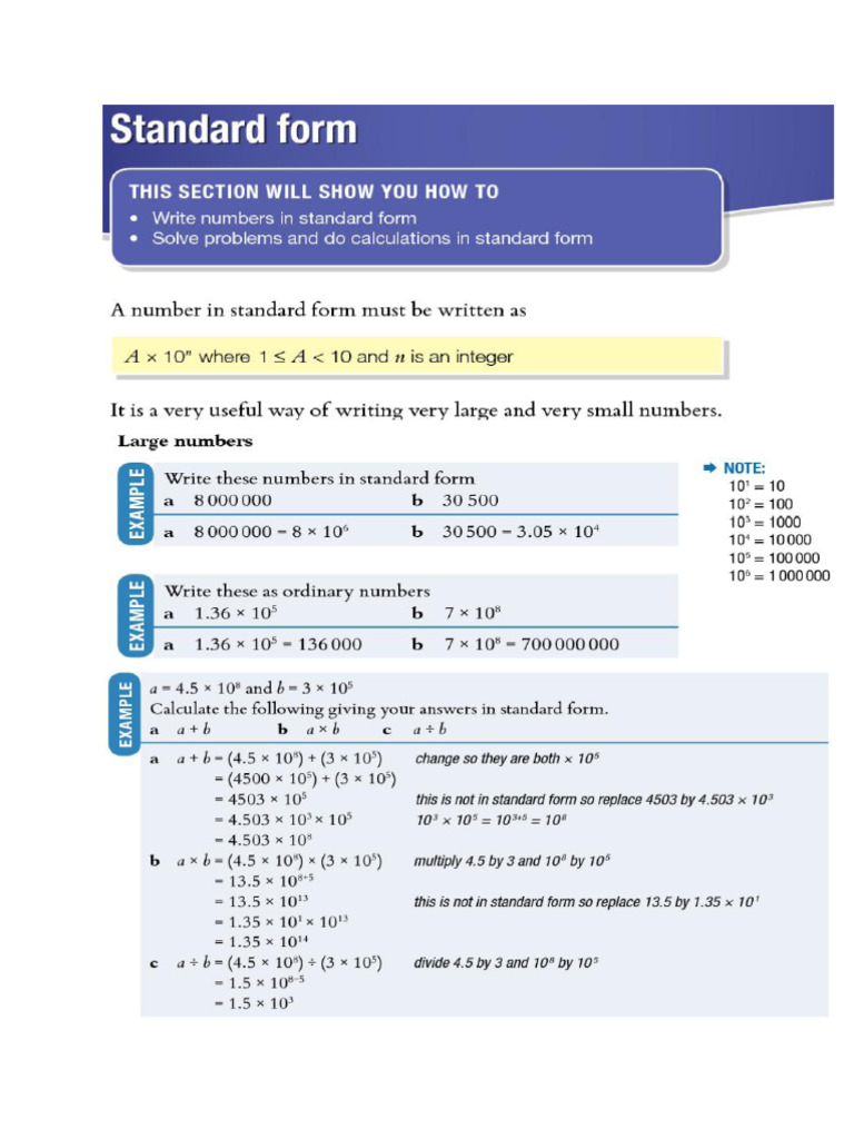 Standard Form | PDF