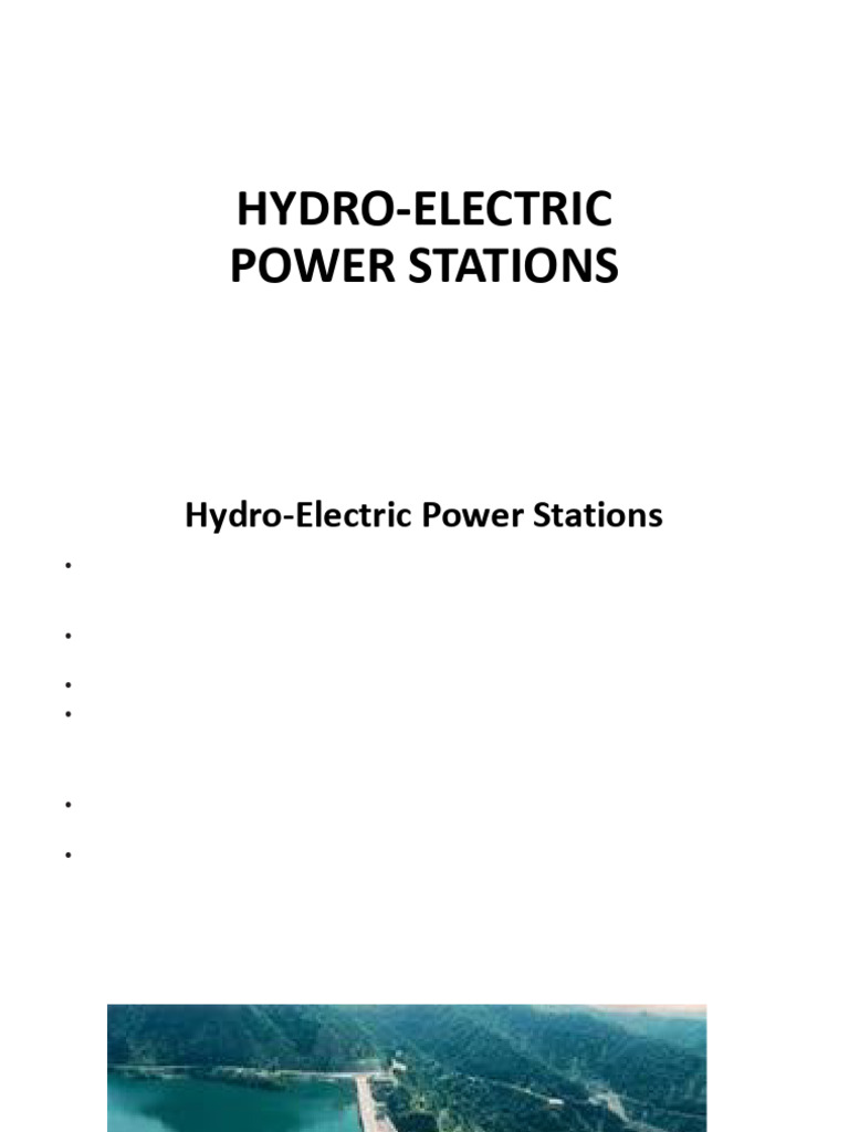 Hydro Diesel Electrical Intro | PDF | Power Station | Hydroelectricity