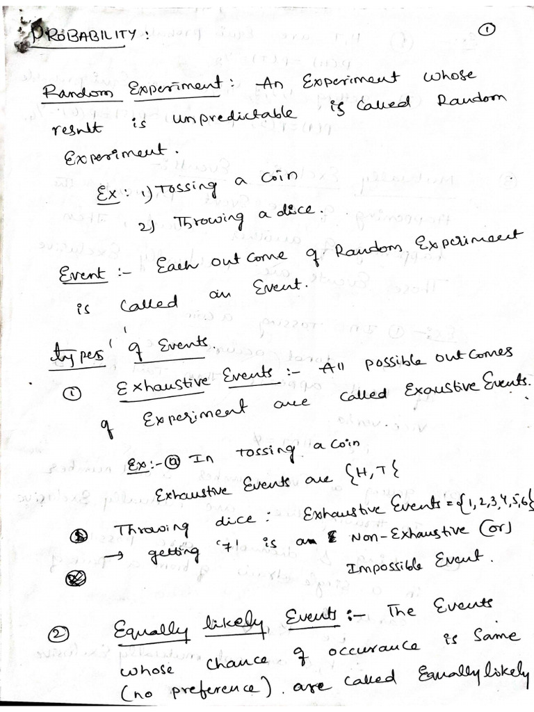 Math Notes | PDF