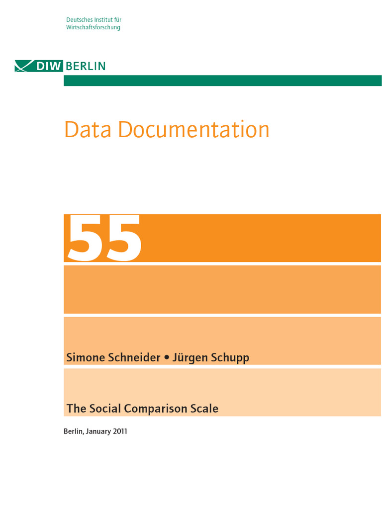 Diw - Datadoc - 2011-055 (INCOM Scale) | PDF | Factor Analysis | Survey ...
