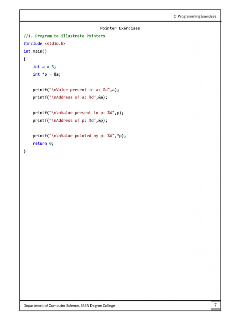 Pointer Ex | PDF