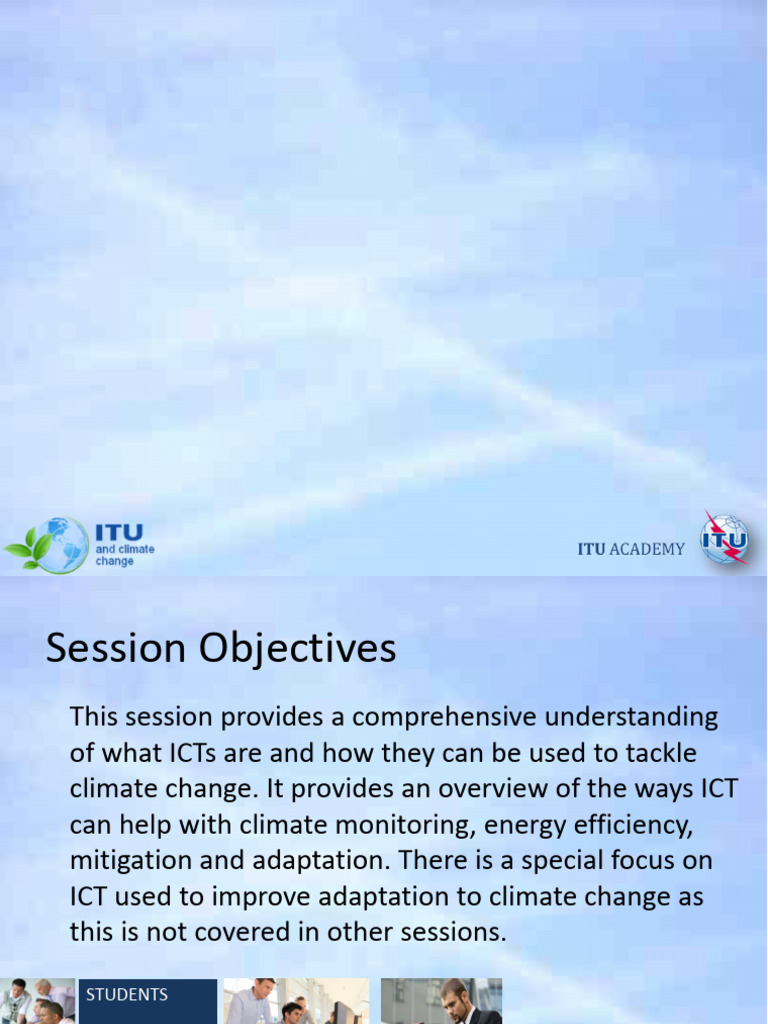 Roles of ICTs in Tackling Climate Change | PDF | Climate Change ...
