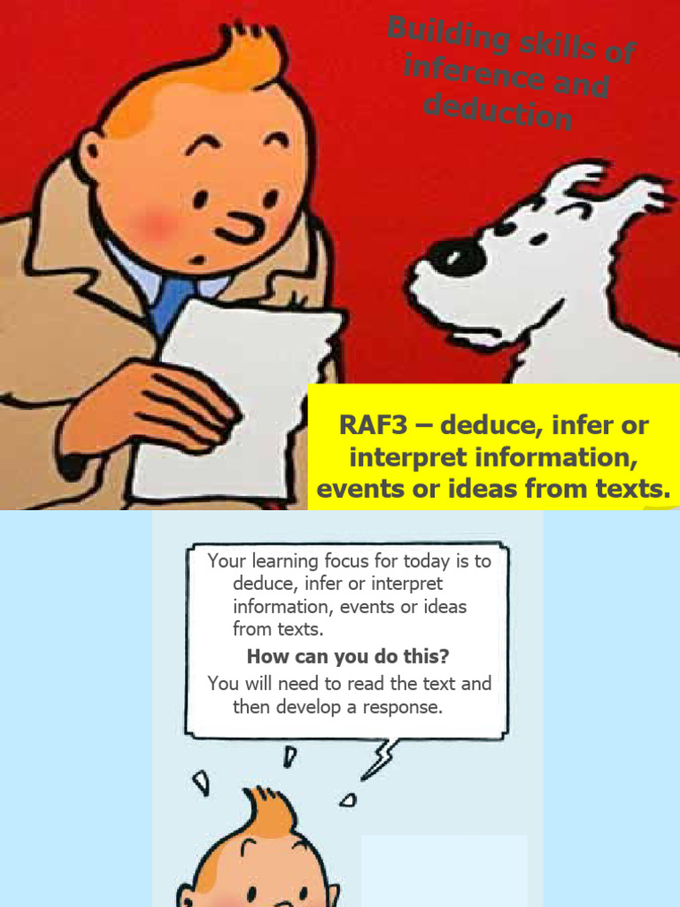 Inference and Deduction Lecture Slides | PDF