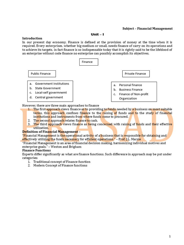 Notes FM | PDF | Cost Of Capital | Leverage (Finance)