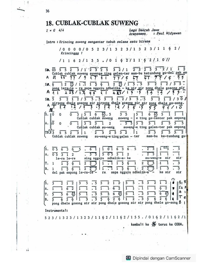 Cublak Cublak Suweng | PDF