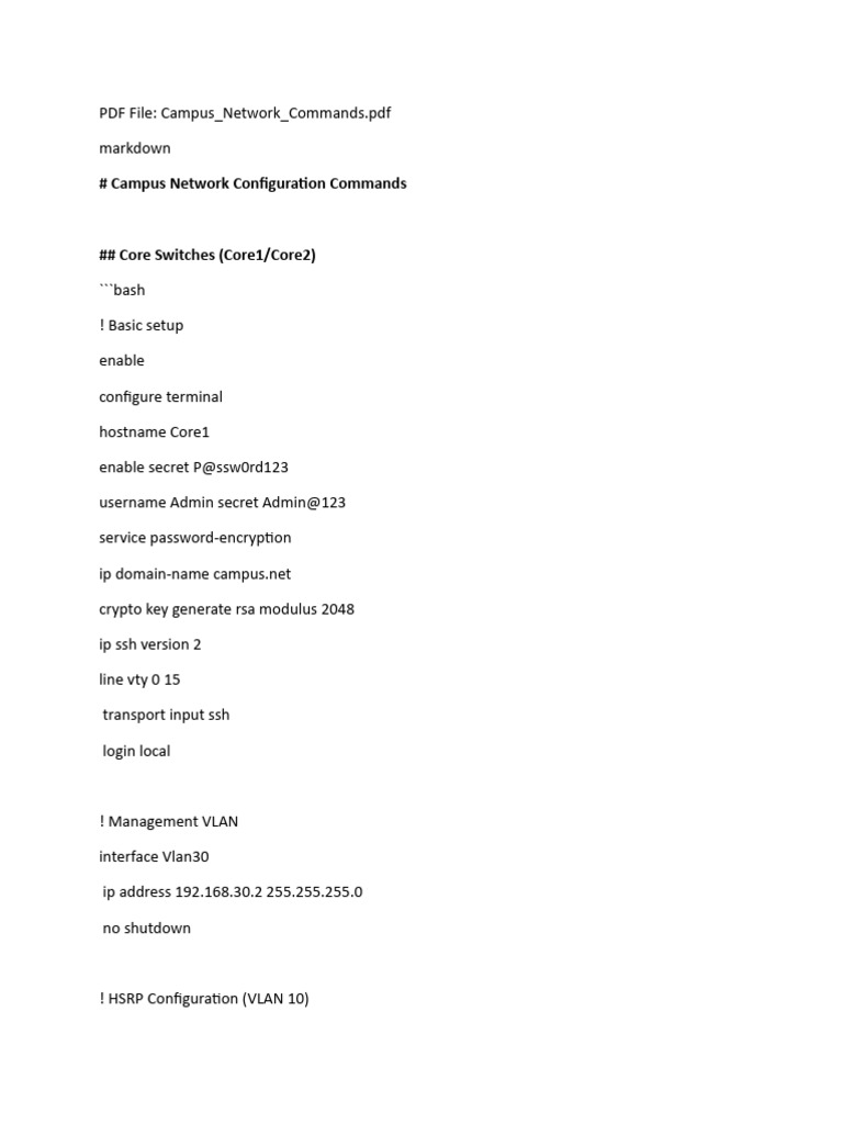 Commands of Project | PDF | Ip Address | Computer Network