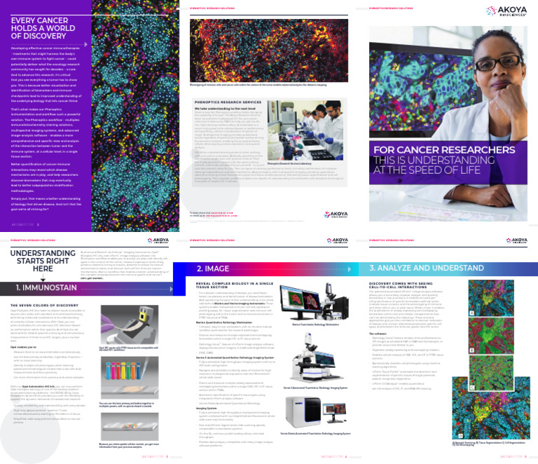 Akoya Phenoptic Brochure Multiplex | PDF | Immunohistochemistry ...