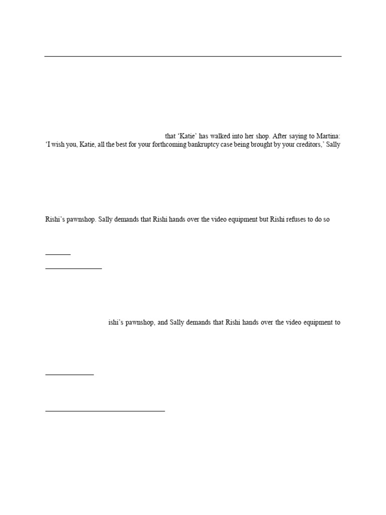 Unilateral Mistake - Sample Answer - GW | PDF | Common Law | Business Law
