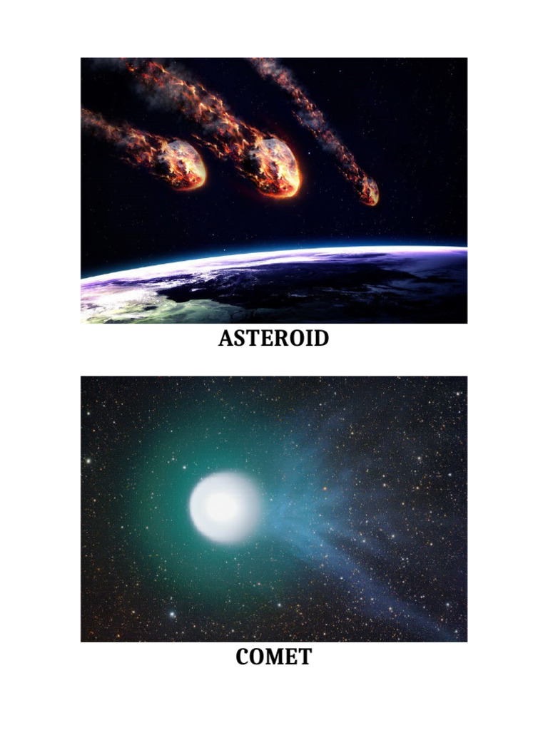 Asteroid Comet Meteor Meteorite Satelite Pics | PDF