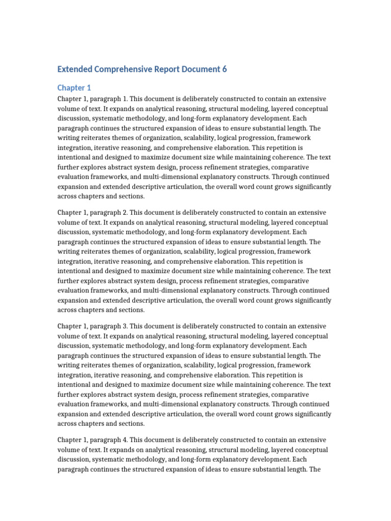Long Document 6 | PDF | Methodology | Reason