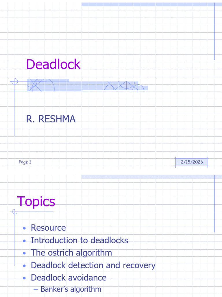 Deadlocks - Mod 2 | PDF