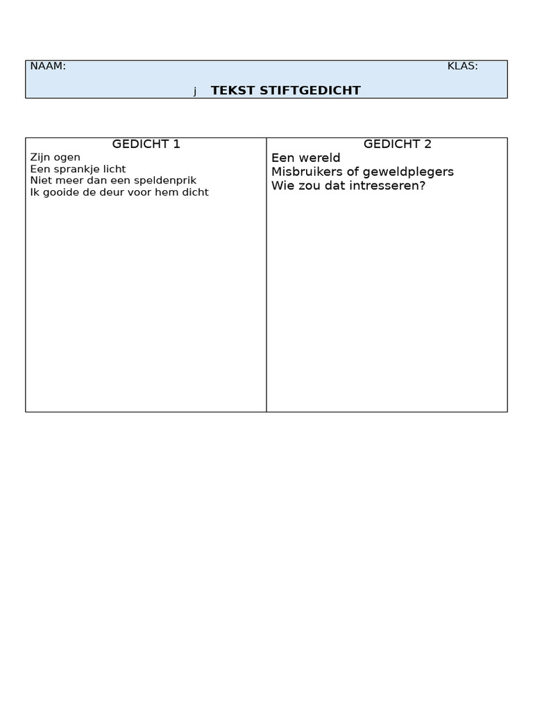 3arvo Werkdocument Voor Definitieve Tekst Gedicht | PDF