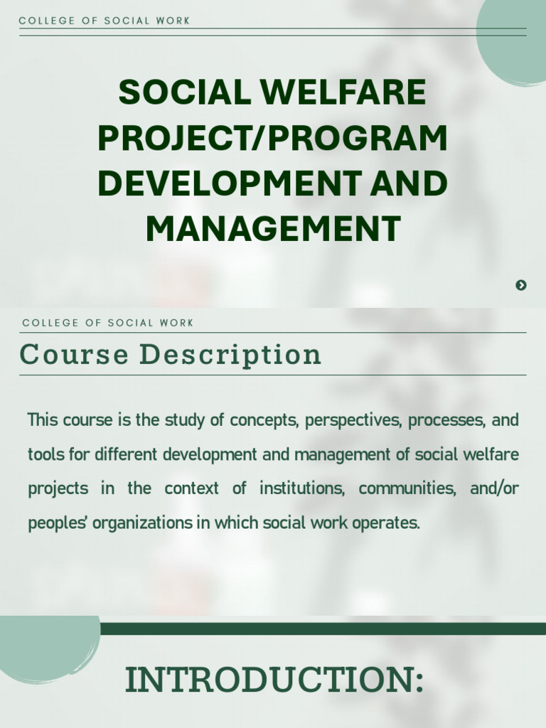 Project Development and Management 01.06.26 | PDF | Sustainability ...