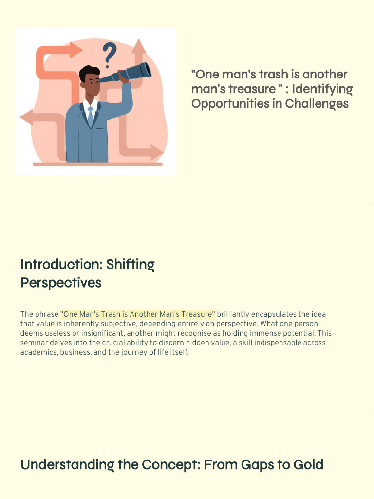 Identifying Opportunities in Challenges | PDF | Innovation ...