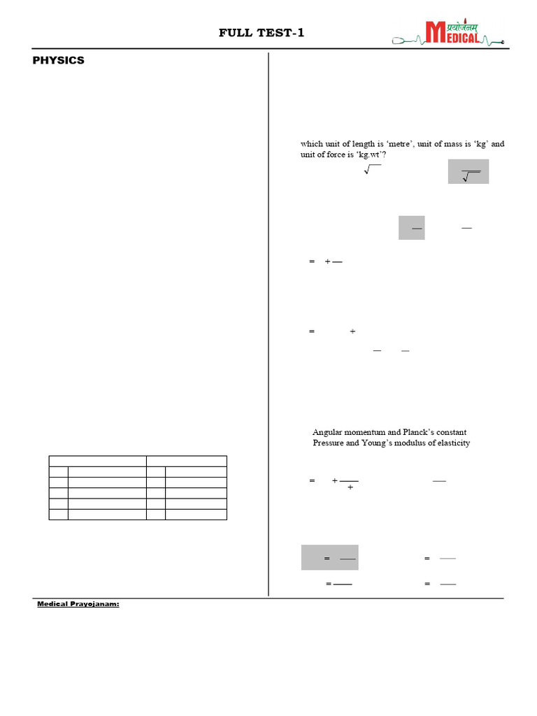 SOL-XI-Full Test-1 12 Fab 2026 | PDF | Cell (Biology) | Cytoplasm