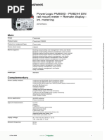 PowerLogic PM8000 Power Quality Meter | PDF | Ac Power | Electronics