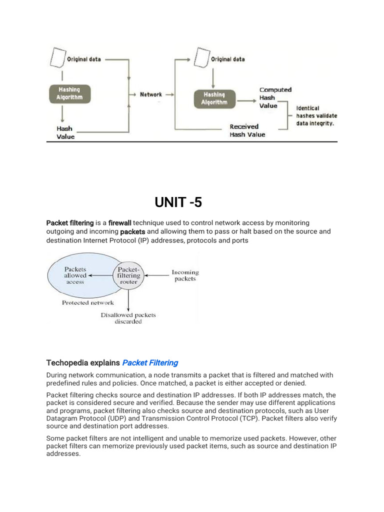 Computer System Security Notes Unit5 | PDF | Networking Standards ...