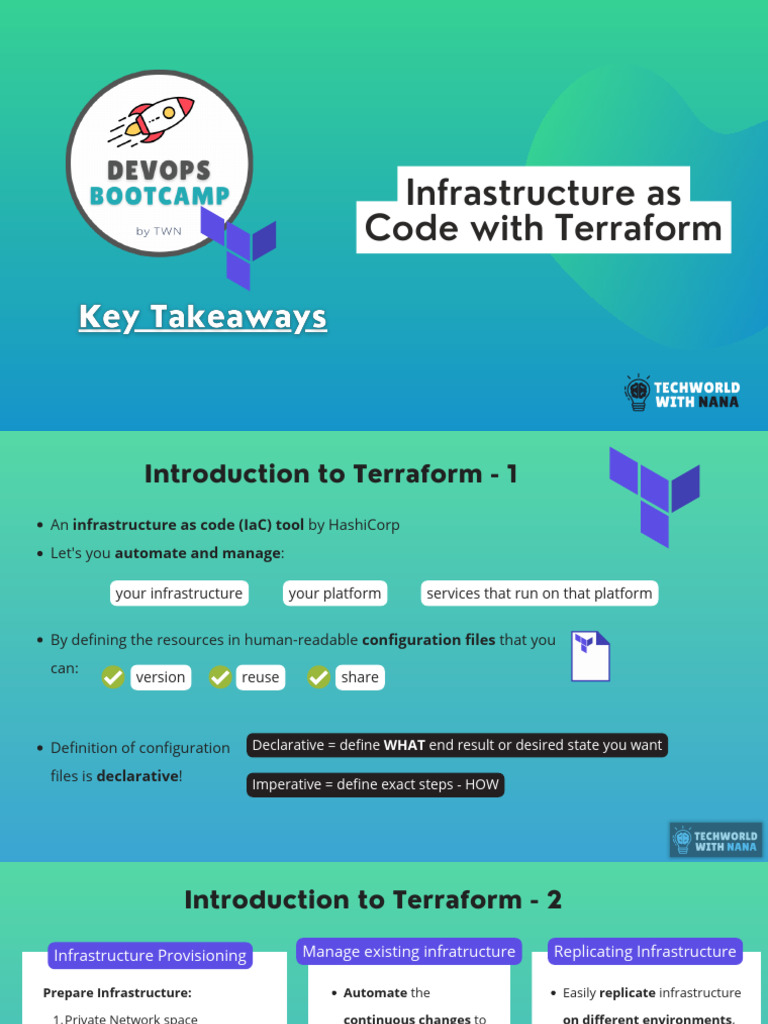12.2 Terraform Handout | PDF | Version Control | System Software