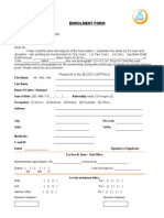 Youth Hostel Membership Form