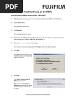 Installing the Firewire Drivers on the Fmpc