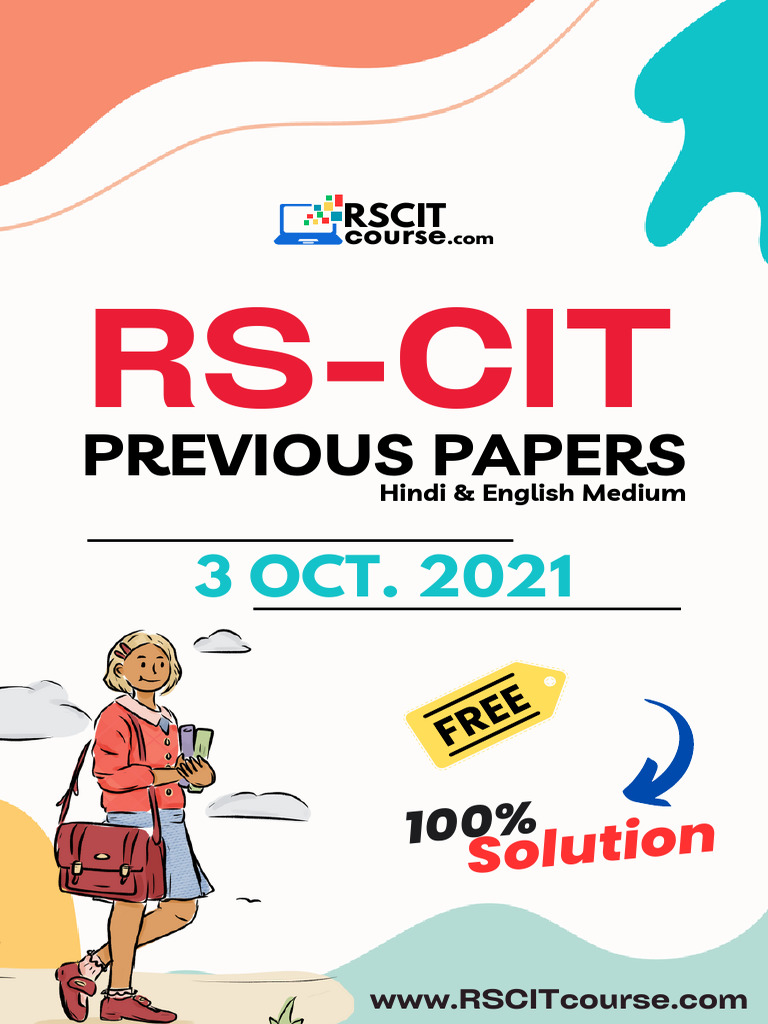 5 Rscit Paper 03 Oct 21 | PDF