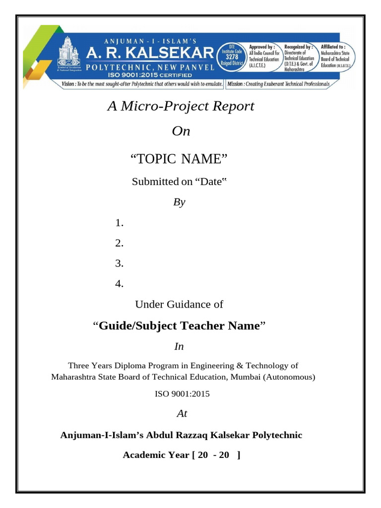 DTE Microproject Format Conv | PDF