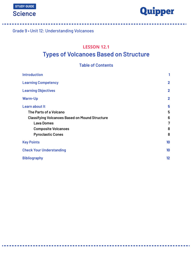 3rd Quarter Book in Science 9 - 0 | PDF | Volcano | Lava