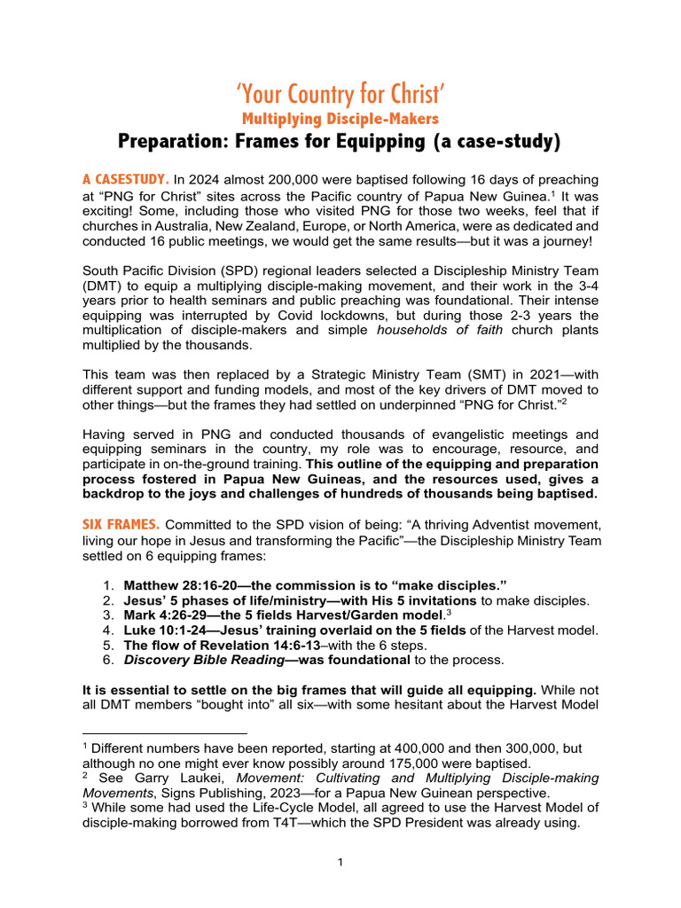 Preparation | PDF | Disciple (Christianity) | Jesus