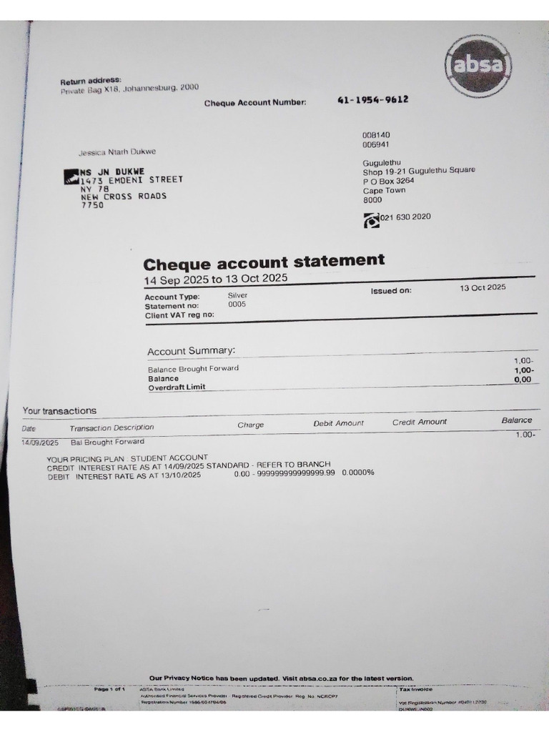 Bank Acc | PDF