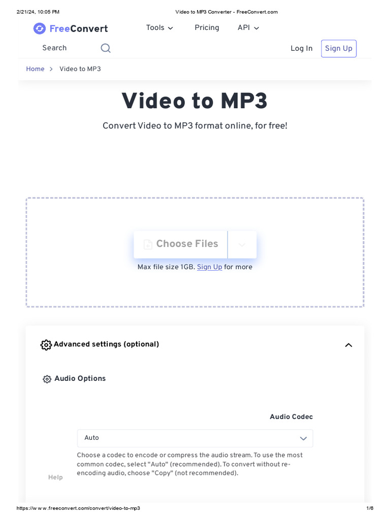 Video To MP3 Converter | PDF | Mp3 | Codec