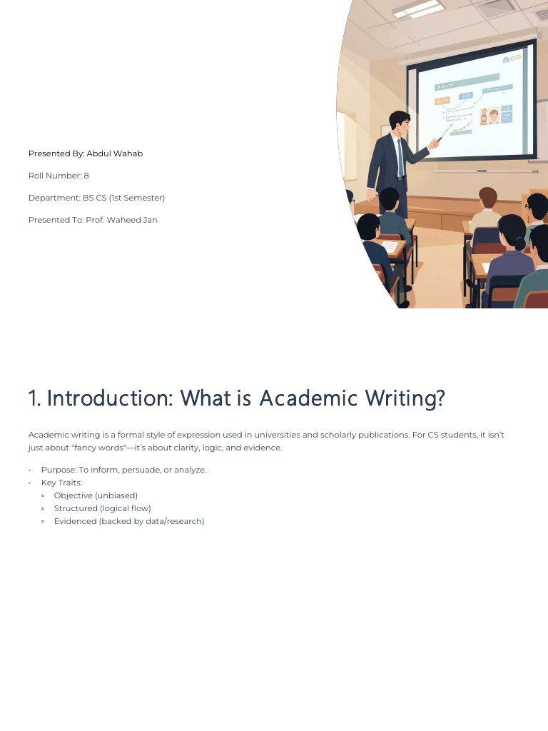 Mastering Academic Writing in Computer Science Abdul Wahab | PDF ...