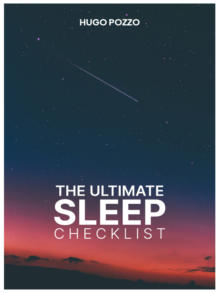 The Ultimate Sleep Checklist | PDF