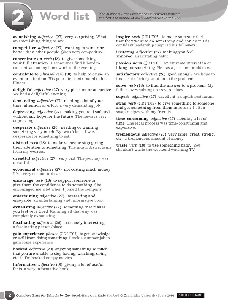 Unit 2 | PDF | Adjective | Verb
