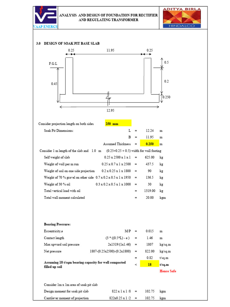 Vaap Energy: Analysis and Design of Foundation For Rectifier and ...
