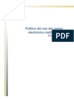 Politica de Uso Del Correo Electronico Institucional