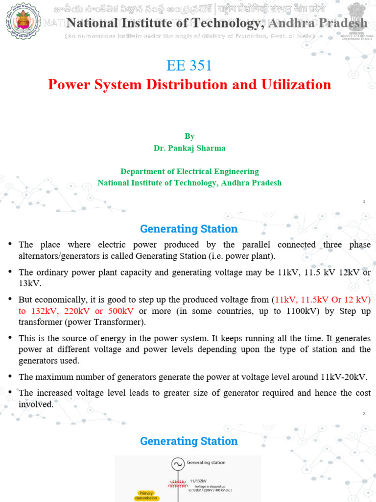 L3 Power System Distribution and Utilization | PDF | Electric Power ...