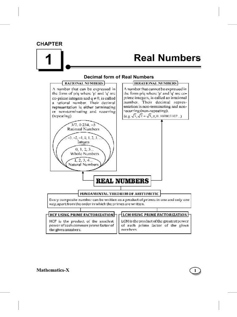 Real Numbers | PDF