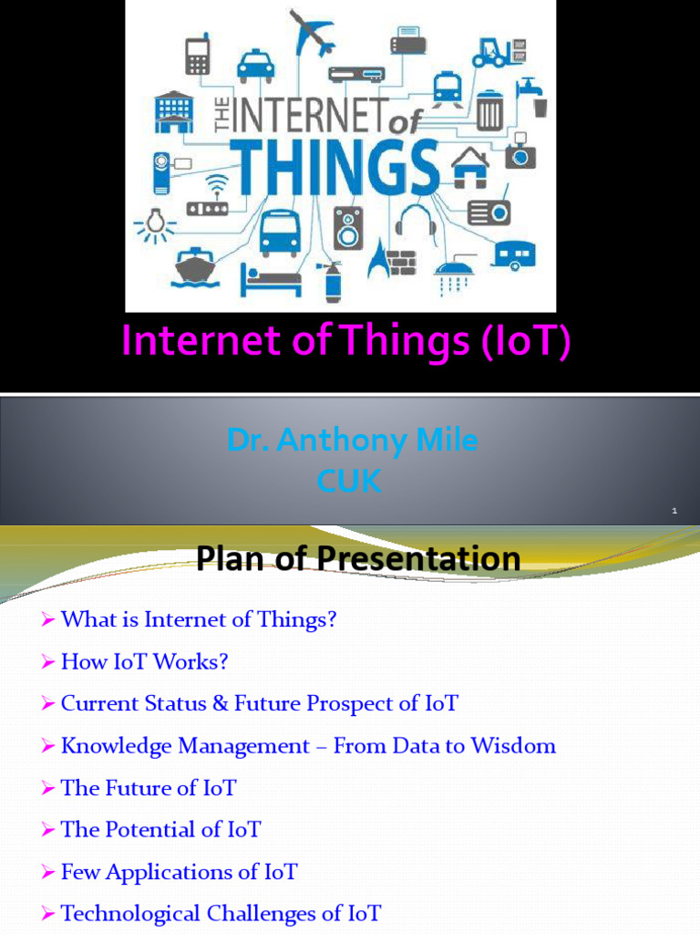 22 Lect 1b - IoT and Big Data | PDF | Internet Of Things | Radio ...