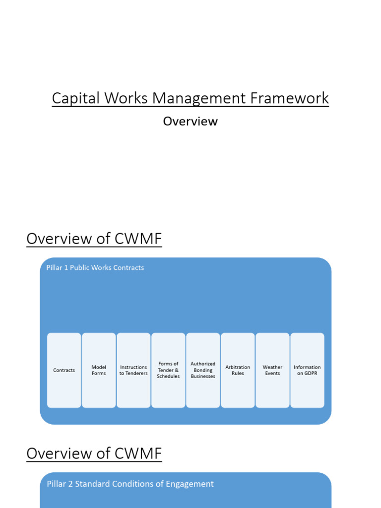 Analysis of Capital Works Management Framework | PDF | Business