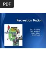 Recreation Nation: by J.R. Ewing, Carla Medrano, Kasey Miller, Kelli Francis