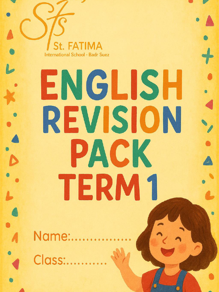 Revision Pack Term 1 NJj77 | PDF | Sentence (Linguistics) | Cakes